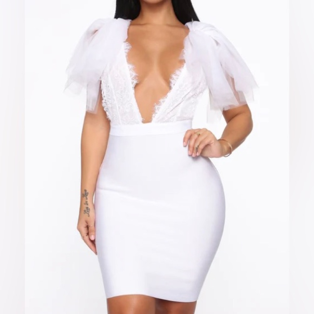 Sexy white dress